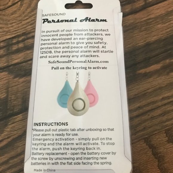 SAFESOUND Personal Alarms 125DB - Picture 2 of 3